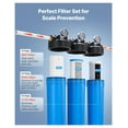 thumbnail image 3 of Whole House Water Filter System 3-Stage - Sediment, PHO, CTO - 4.5x20in, 3 of 9