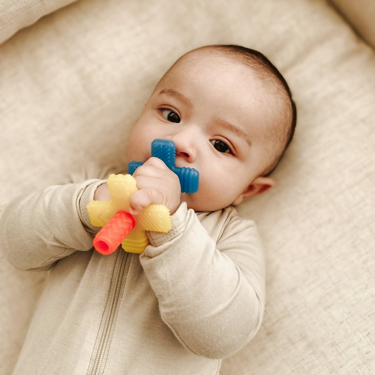 Itzy Ritzy Sensory Teething Tube, Soft Silicone, Reach Molars