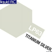 Tamiya USA TAM82163 Lacquer Paint LP-63 Titanium Silver 10 ML