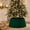 Green, variant on Cififendec Christmas Plush Tree Collar, 20.4"×8.6", 3D Embossed Snowflake Christmas Tree Ring Skirt for Indoor Xmas Tree Base Cover and Holiday Styling