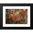 thumbnail image 2 of Tadeusz Makowski 24x18 Black Modern Framed Museum Art Print Titled - Flowers in a Garden (1920), 2 of 5