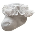 thumbnail image 3 of Baby Sweetie Toddler Baby Girls Lace Socks Ruffles Sweet Anti-Skid Princess Socks Cute Kids Socks 0-2 Years, 3 of 6