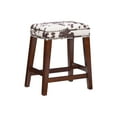 thumbnail image 4 of Linon Walt Cow Print Counter Stool, 24.5 inch Seat Height, Multiple Colors, 4 of 9