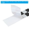 thumbnail image 4 of Uxcell Reflective Tape, 2"x82 Ft Waterproof Reflective Tape Warning Safety Tape Reflector for Trucks, Grid White Black, 4 of 6