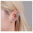 thumbnail image 2 of 1 pieza de clip de oreja bohemio para mujeres y niñas, sin perforación, brazalete de oreja con diamantes de imitación de cristal, mariposa, A05, 2 of 4