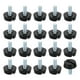 thumbnail image 1 of 20 paquetes de niveladores de pies de muebles con rosca M6, tornillo ajustable de 21x15, negro, 1 of 6