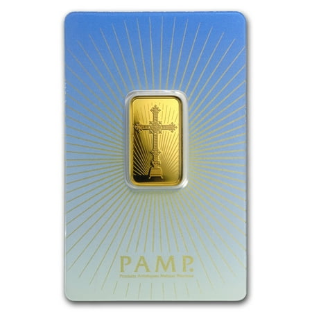 10 g Gold Bar - PAMP Suisse Religious Series (Romanesque Cross)