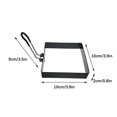 thumbnail image 3 of Stainless Steel Omelet Ring, Non-Stick Cooking Mold, Foldable Handle Heat-Resistant Breakfast Maker, Easy Clean Durable Kitchen Baking Tool, 3 of 7