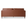 thumbnail image 5 of Miekor Furniture Mirod Comfy 3-seat Sofa with Wooden Legs, PU, for Living Room and Study BS0071, 5 of 6
