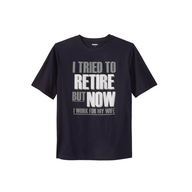 Kingsize KingSize Men's Big & Tall KingSize Slogan Graphic TShirt