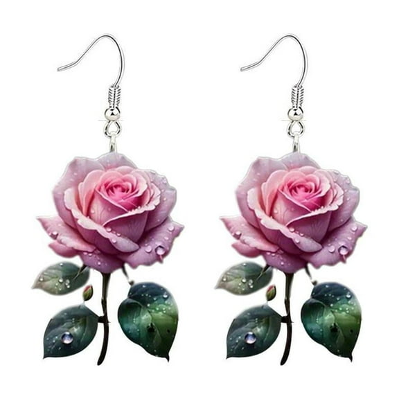 Elegant Rose Earrings for Women Jewelry Accessories for Women in Their 20s