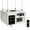 3 Positions Adjust(300/350/400 CFM), variant on Remote-Controlled Air Filtration System,3 Positions Adjust(300/350/400 CFM),120V 60Hz,for Woodworking for Shop Garage,ETL certificate,White Color