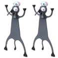 thumbnail image 1 of Separadores de Burro CartoonMarkDonkey 2Pzas Burro Longitud 10cm PVC Gris. Office Supply MXDYN-002, 1 of 1