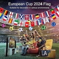 thumbnail image 3 of 2024 Euro Football Championship Bunting Flags 24 Teams 7 Meters/Pack, 2024 European Cup Country Flags Banners For Garden, Bar, Party, Office, 3 of 5