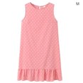 thumbnail image 1 of Vestido De Mujer Sin Mangas Chaleco De Puntos Vestido Suelto De Cuello Redondo Con Volantes, Rosa, M kenally AP002086-26, 1 of 7