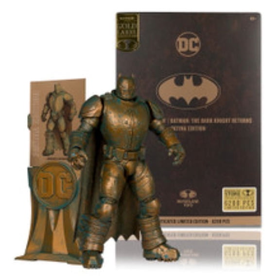 Armored Batman (The Dark Knight Returns) Gold Label Patina Edition 7" Figure - McFarlane Toys