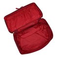 thumbnail image 5 of Bolsa de viaje multifunción para organizar ropa interior, bolsa de almacenamiento portátil para sujetadores, calcetines, lencería, cubo, neceser, color burdeos, 5 of 5