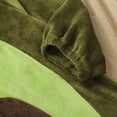 thumbnail image 6 of JYYYBF Infant Toddler Baby Girls Boys Avocado Shaped Romper Hooded Long Sleeve Zipper Closure Casual Bodysuit Playsuit, 6 of 6