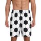 thumbnail image 1 of Fotbe Soccer Ball Pantalones Cortos de Pijama para Hombre, Ropa de Dormir, Pantalones de Pijama Cortos para Hombre-Small, 1 of 6