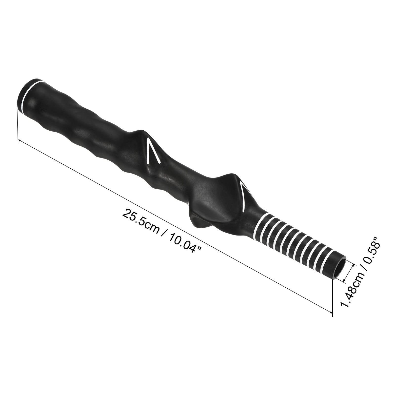 Uxcell Left Hand Teaching Practice Swing Aid Golf Club Training Grip Black 5Pcs