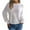 A-White, variant on Pullover Sweater for Women, Women's Long Sleeve Crew Neck Solid Sweater Ribbed Knit Pullover Jumper Tops Womens Crewneck Sweaters Knit Chunky Warm Sweater Tops, S&Gray