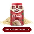 thumbnail image 4 of Baron's Pure Tahini Sesame Paste | Rich Creamy Spread for Hummus, Dips, Sauces | 2 x 16 oz Jars | Kosher, Vegan, Keto friendly, Non-GMO, Gluten-Free, No Peanuts | All-natural Ground Seeds Tahina, 4 of 7