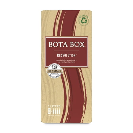 Bota Box RedVolution, Red Wine, 3 L Box (4 750 mL bottles)