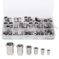 thumbnail image 1 of 93Pcs Stainless Steel Rivet Nut Kit, Boxed M3/M4/M5/M6/M8/M10 Threaded Insert Nutsert Rivnuts Combination Vertical Thread Fastener, 1 of 7