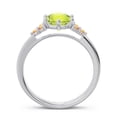 thumbnail image 4 of 2.15 Carat Round Cut Peridot & Citrine Gemstone Elegant Bridal Ring for Women 18K White Gold Size 6 by Diamond-Capitals, 4 of 7