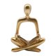 thumbnail image 4 of Estatua de pensador Escultura de resina Obra de arte decorativa Adorno de mesa Figura para Meditación, 4 of 9