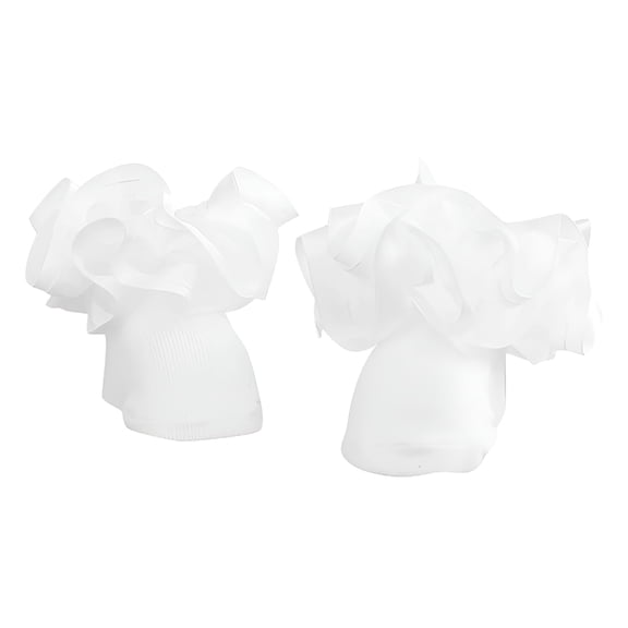 TELOLY Ruffle Socks, Lace Frilly Princess Dress Socks Little Girl Big Ruffle Socks For Newborn/Infant/Toddler/Little Girls S / White