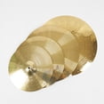 thumbnail image 2 of Brass Cymbals for Drums - 8 to 16 Inch Splash Crash Hi-Hat Percussion, 2 of 5