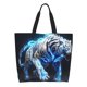 thumbnail image 1 of Fotbe Futuristic Blue Light White Tiger Bolsa Tote Estética de Lona con Estampado para Mujer - Bolsa Reutilizable de Hombro Casual para Vacaciones, Compras, Trabajo y Gimnasio, 1 of 8