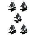 thumbnail image 2 of Electronicheart Foldable Universal Mobile Phone Holder Table Desk Stand Mount For Mobile Phone black 5Set, 2 of 6