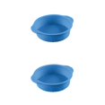 thumbnail image 3 of Guardoinrt 1/2/3 Mariage Fête Gâteau Restaurant Réutilisable Mousse Lavable Rond Moule Cuisine Gadget Accessoires Bleu 10 Pouces 2PCS, 3 of 6