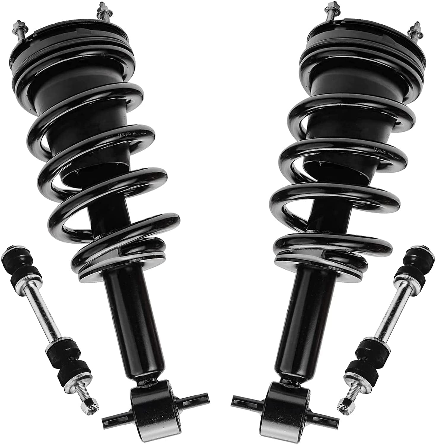 アクスル Detroit Axle 4PC Front Strut & Coil Spring and Rear Shock