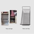 thumbnail image 3 of Freezer Basket, 2Pcs Chest Freezer Organizer, Space Saving Deep Basket Stackable Storage Rack Deep Freezer Metal Wire Baskets for Refrigerator Food Storage, 3 of 7