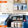 thumbnail image 4 of Moving Bags, 10-Pack Storage Bags, Moving Bags Heavy Duty Extra Large, Moving Totes, Clear moving Bags, Reinforced Handles & Tag Pocket (93L), 4 of 5