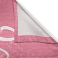 thumbnail image 3 of Ambesonne Feminist Kitchen Curtains, Brush Style Lettering, 55"x45", Pink White, 3 of 3