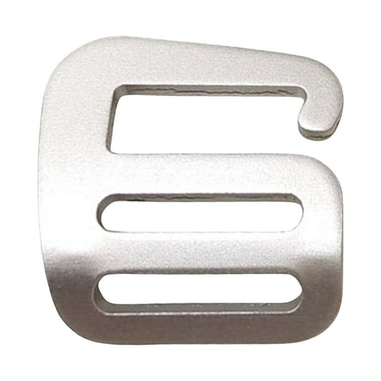Adjustable 25mm Buckles for Webbing Slide Buckles Aluminium g shaped hook  for Backpack Luggage Strap Webbing Outdoor Webbing Buckle Clip , left left