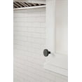 thumbnail image 2 of Amerock Versa 1-3/8 inch (35mm) Diameter Matte Black Cabinet Knob, 25 Pack, 2 of 4