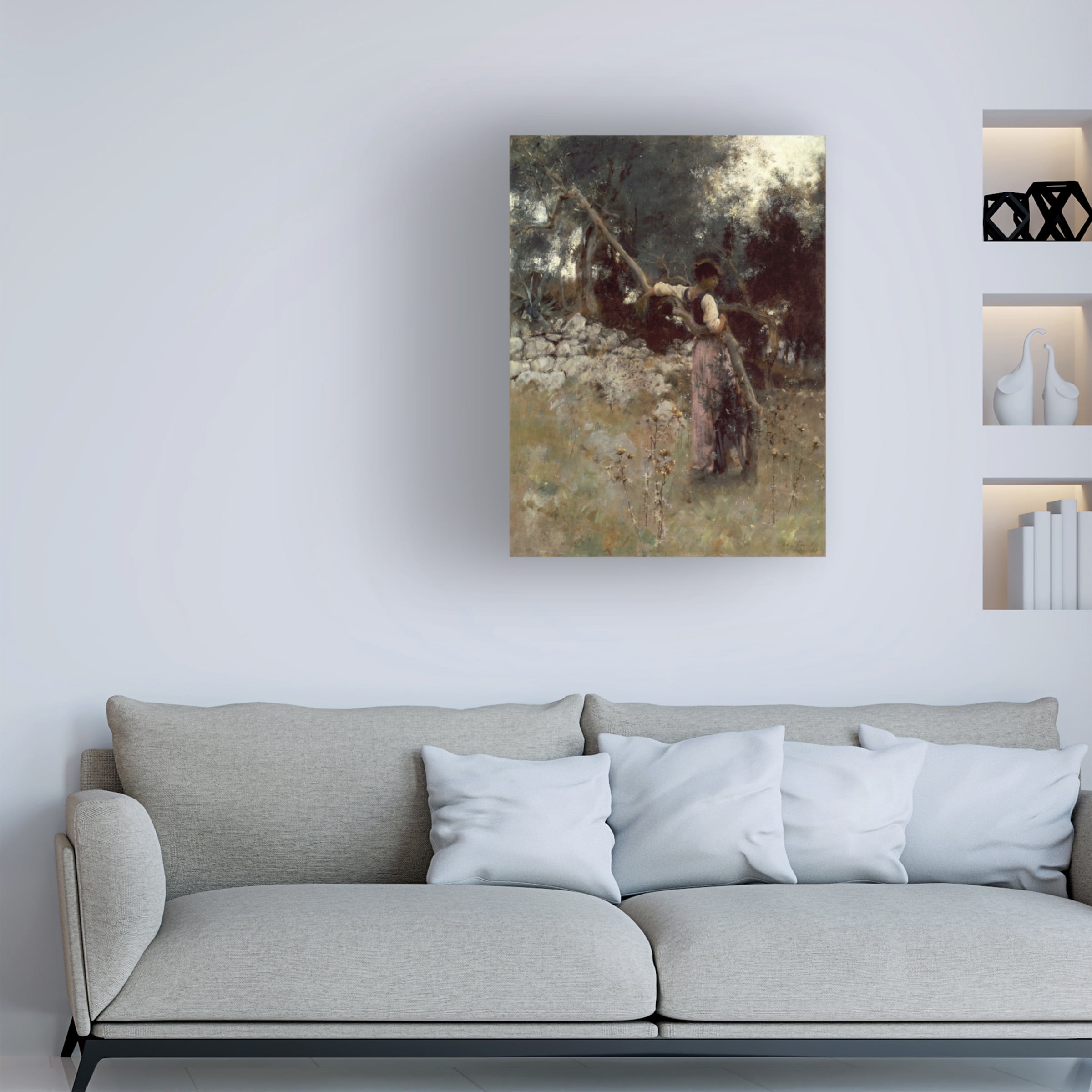 John Singer Sargent 'A Capriote' Canvas Art