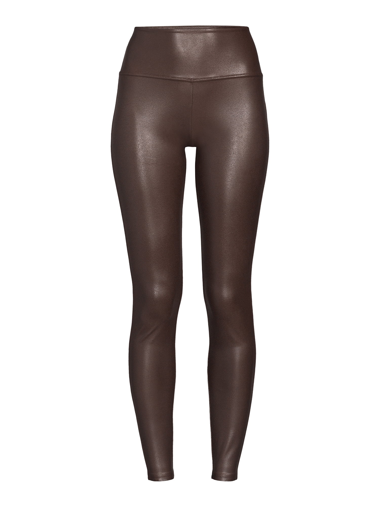 Spanx Faux Leather Leggings in Brown