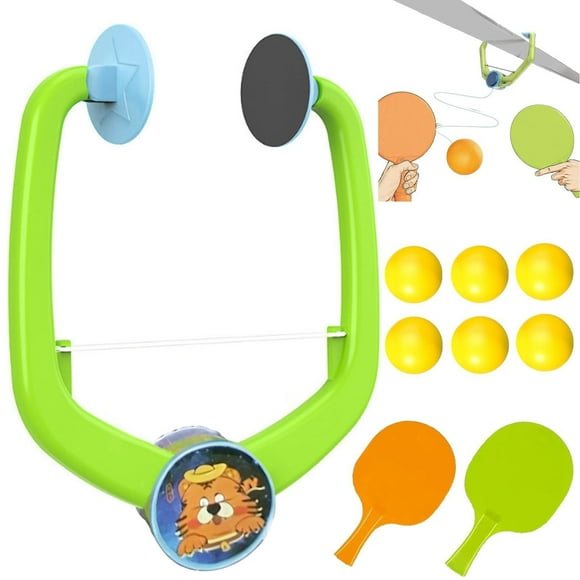 Door Plunking Game Adjustable Hanging Tennis Trainer For Indoor Sports Exercise And Coordination Skill Development