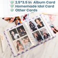 thumbnail image 3 of Carpeta A5, Soporte Para Tarjetas Fotográficas Kpop, Libro, Carpeta Para Tarjetas Fotográficas Kpop De 6 Anillas, Mini Álbum De Fotos De 2,5 X 3,5 Pulgadas Con 240 Bolsillos Para Fundas Para Tarjetas,, 3 of 5