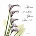thumbnail image 2 of Koetsier, Albert 26x26 Black Ornate Wood Framed with Double Matting Museum Art Print Titled - Calla Lilies Home, 2 of 4