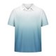 thumbnail image 5 of Camisetas de Manga Corta de los Hombres Casual Gradiente Solapa Botón Arriba Camiseta, Top Ligero para el Hogar, Uso Diario Y Cómodo, 5 of 5