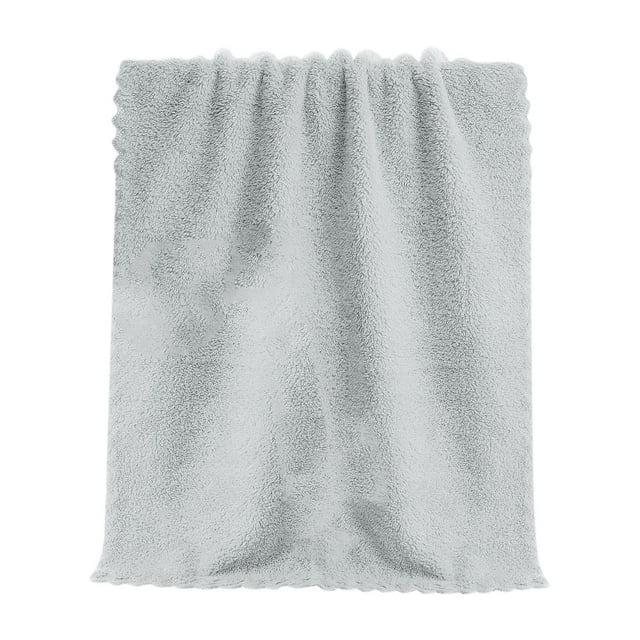 Serviette en Velours Serviette de Visage Unie Douce Absorbante Lavage du Visage Ah Serviette de Visage