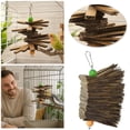 thumbnail image 2 of Bird Shredding Toy Hanging Chew Activity for Small Parrots Budgies Conures Cage Enrichment and Play,B-16cm, 2 of 7
