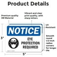 thumbnail image 2 of (2 Pack) Eye Protection Required Sign, 2 of 7